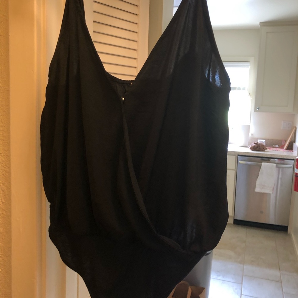 Black one piece tank top